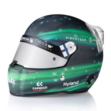 Mini Capacete Valtteri Bottas F1 Team Stake