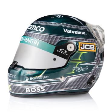 Mini Capacete Lance Stroll Aston Martin F1