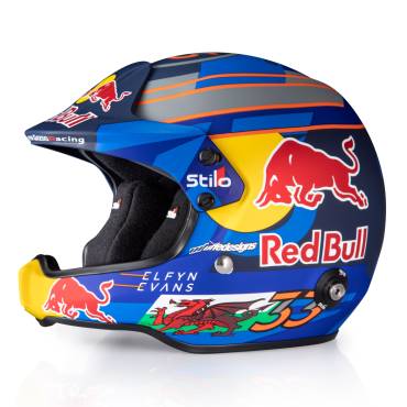 Mini Capacete Elfyn Evans Toyota Gazoo Racing