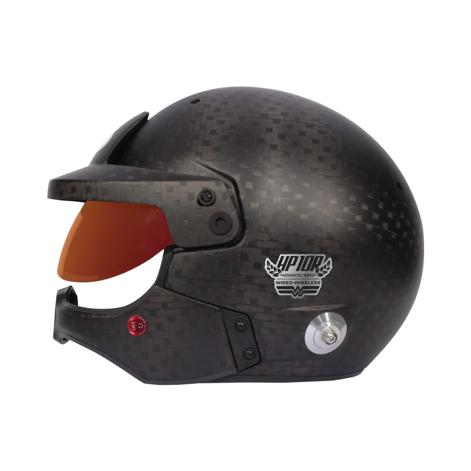 Capacete HP10 RALLY WW (HANS) - Image 2