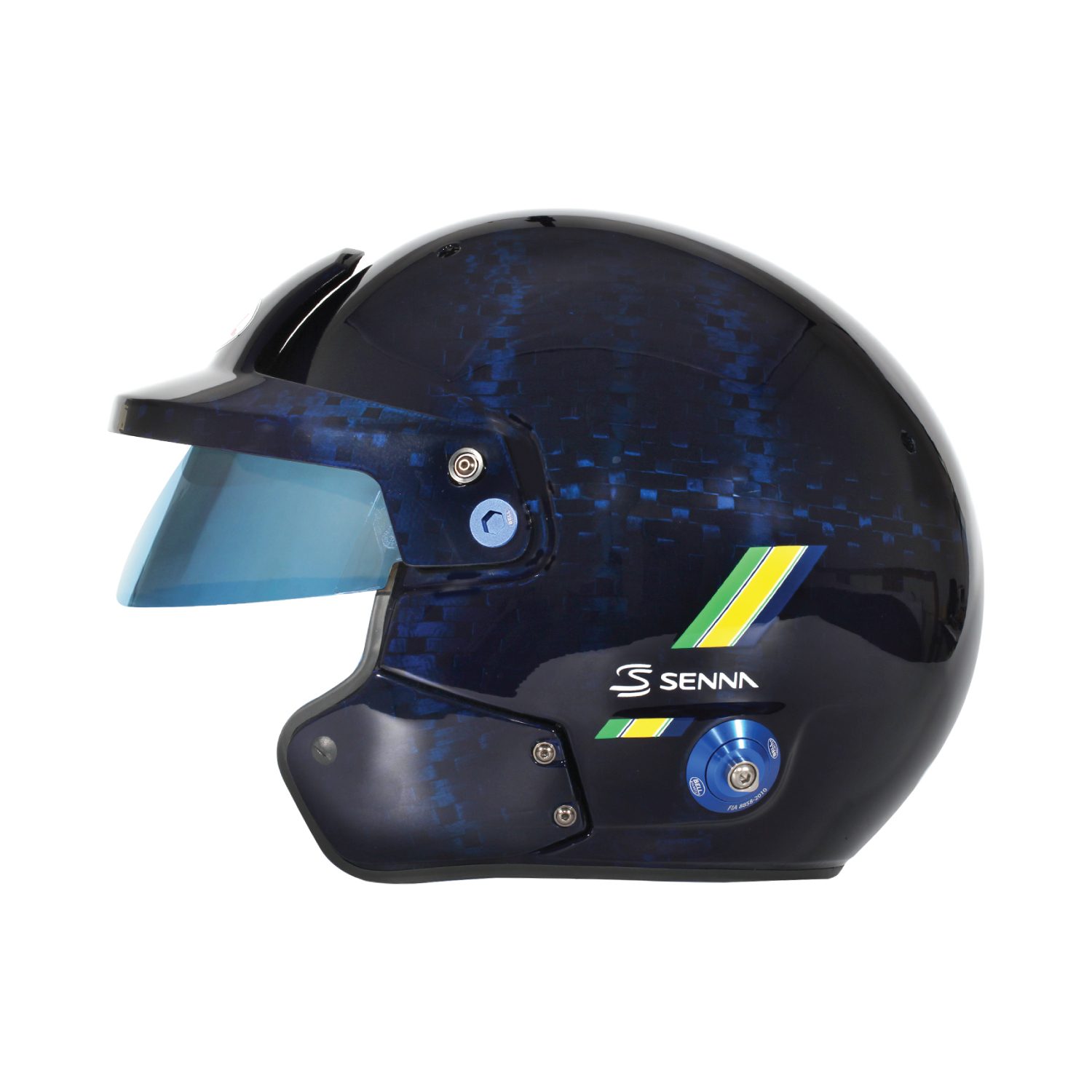 Capacete MAG-10 CARBON AYRTON SENNA (HANS) - Image 2