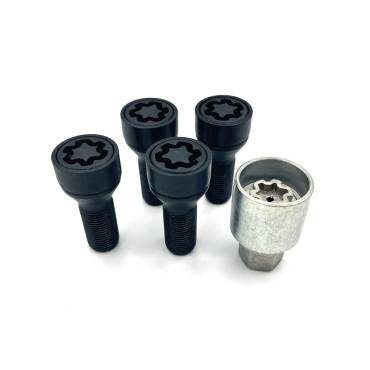 Parafusos Anti-Roubo Smart Lock PRETO Z3/E